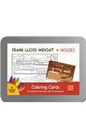 Frank Lloyd Wright: Houses Coloring Cards