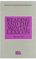 Reading and the Mental Lexicon
