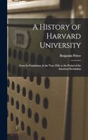 History of Harvard University