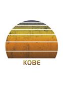 Kobe: Japan Notebook With Lined College Ruled Paper For Taking Notes. Stylish Vintage Travel Journal Diary 8.5 x 11 Inch Soft Cover.