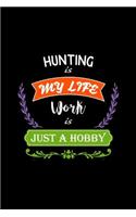 Hunting Is My Life Work Is Just a Hobby