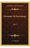 Elements Of Psychology