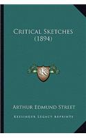 Critical Sketches (1894)