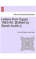 Letters from Egypt, 1863-65. [Edited by Sarah Austin.]