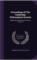 Proceedings Of The Cambridge Philosophical Society