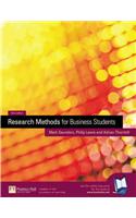 Research Methods for Business Students: AND Onekey Website Saunders Research Methods Access Card