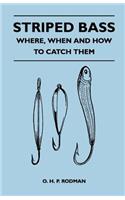 Striped Bass - Where, When and How to Catch Them