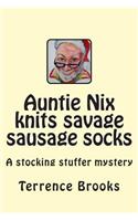 Auntie Nix knits savage sausage socks