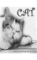 Cat: Adults Coloring Book Vol.6: An Adult Coloring Book of Cats in a Variety of Styles