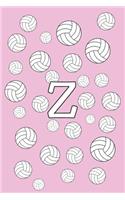 Z Volleyball Notebook