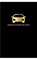 Mileage Log Book for Taxes