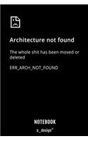 Notizbuch / Skizzenbuch für Architekten, Designer, Kunst / Design / Architektur Studenten