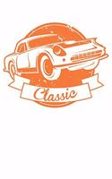 American Classic Car: College Ruled American Classic Car / Journal Gift - Large ( 6 x 9 inches ) - 120 Pages -- Softcover