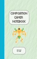 Composition Gamer Notebook Wide Ruled