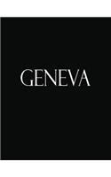 Geneva: Black and White Decorative Book to Stack Together on Coffee Tables, Bookshelves and Interior Design - Add Bookish Charm Decor to Your Home - Stack D