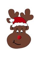 Christmas Reindeer Notebook