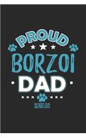 Proud Borzoi Dad Calendar 2020: Funny Cool Borzoi Dad Pocket Calender 2020 - Monthly & Weekly Planner - 6x9 - 128 Pages. Cute Gift For All Dog Dads, New Pet Owners, Fans, Lovers, E