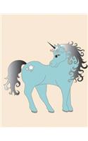 Unicorn Handwriting Notebook