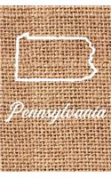 Pennsylvania: Blank Lined Journal for anyone that loves Pennsylvania, the outdoors and nature!