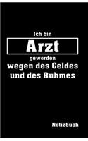 Ich Bin Arzt Geworden Notizbuch