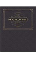 Dot Grid Journal: Elegant Luxury Collection - Black and Gold Flourish Makes This Notebook Perfect for Home, School, or Office!(1 Elegant Luxury Dot Grid Journal)