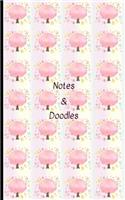 Notes & Doodles: Pretty Trees & Birds - 120 Pages of Blank & Lined Paper