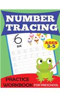 Number Tracing Practice Workbook