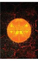 Monogram Basketball Notebook: Blank Journal Diary Log(52 Monogram Fire 150 Lined)