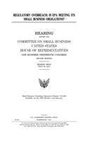 Regulatory overreach