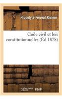 Code Civil Et Lois Constitutionnelles