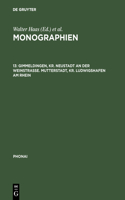 Monographien, 13, Gimmeldingen, Kr. Neustadt an der Weinstraße. Mutterstadt, Kr. Ludwigshafen am Rhein