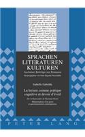 La Lecture Comme Pratique Cognitive Et Devoir d'Éveil