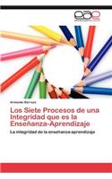 Siete Procesos de Una Integridad Que Es La Ensenanza-Aprendizaje