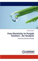 Free Electricity to Punjab Farmers