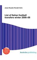 List of Italian Football Transfers Winter 2008-09