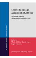 Second Language Acquisition of Articles