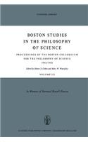 Proceedings of the Boston Colloquium for the Philosophy of Science 1964/1966