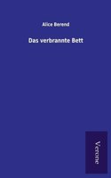 verbrannte Bett