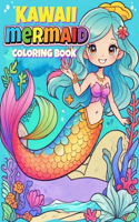 Kawaii Mermaid Coloring Book