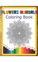 Flowers Mandala Coloring Book
