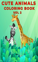 Cute Animals Coloring Book Vol 2