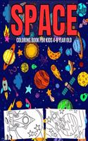 Space Coloring Book For Kids 4-8 Year Old