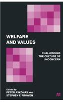 Welfare and Values