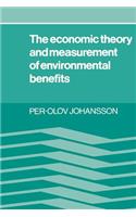 Economic Theory and Measurement of Environment Benefits