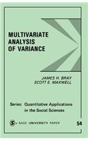 Multivariate Analysis of Variance