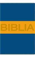NVI Santa Biblia Ultrafina Compacta, Contempo: Ultrafina compacta, collecci=n contempo /New International Version, Blue/Orange, Italian Duo-Tone Ultra compact, contemporary collection