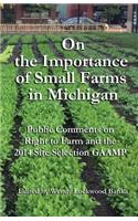 On the Importance of Small Farms in Michigan