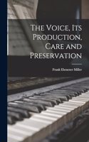 Voice, Its Production, Care and Preservation