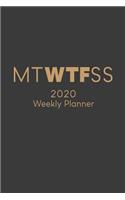 MTWTFSS 2020 Weekly Planner