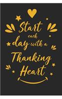 Start Each Day with a Thanking Heart